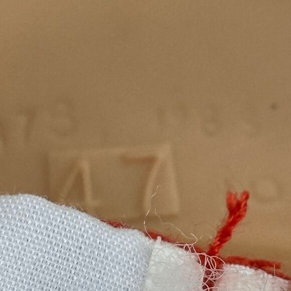 Vintage 80s Cabbage Patch Kid Blonde Blue Eyes Buck Teeth Dimples Red Outfit - Picture 6 of 11